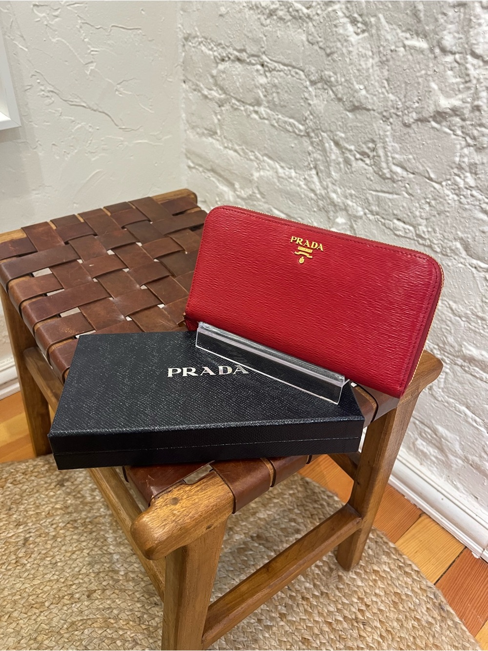 Prada Large Saffiano Leather Wallet